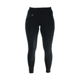 Black Hy Equestrian Hickstead silicon leggings with textured panels and zippered side pocket perfect everyday pull