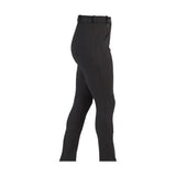 Black sleek form fitting hy equestrian keats ladies jodhpurs with subtle side zippers and classic cut design