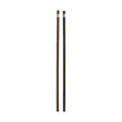 Two sleek equestrian leather canes in rich brown and black with textured finishes and polished silver tops