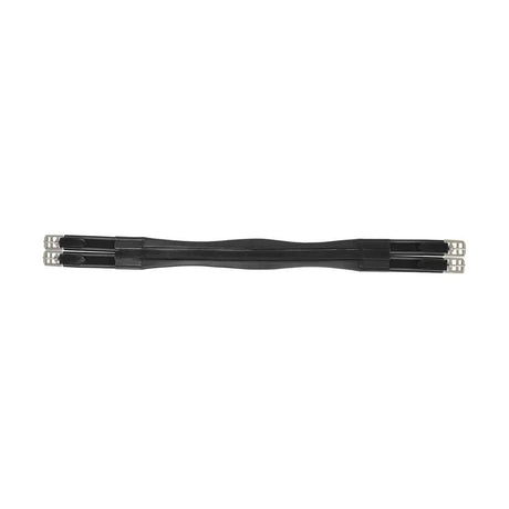 Hy Equestrian Leather Padded Atherstone Girth Elasticated Both Ends Black 36" Barnstaple Equestrian Supplies