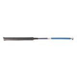 Hy Equestrian Legal Jump Bat with Braided Handle Navy/Blue 55cm BSJ Approved Whips