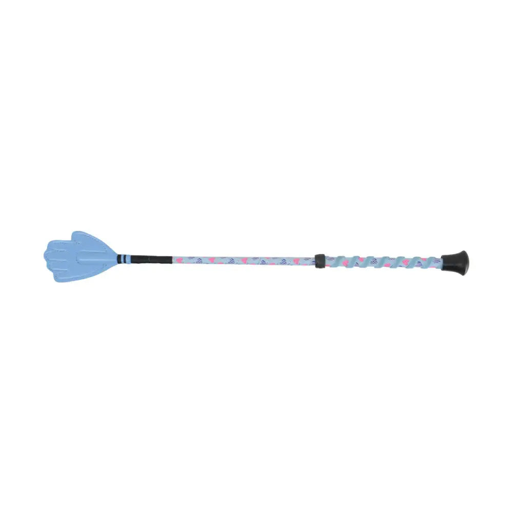 HY Equestrian Lola Love Heart Riding Whip Baby Blue Riding Crops & Whips Barnstaple Equestrian Supplies