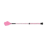 HY Equestrian Lola Love Heart Riding Whip Baby Pink Riding Crops & Whips