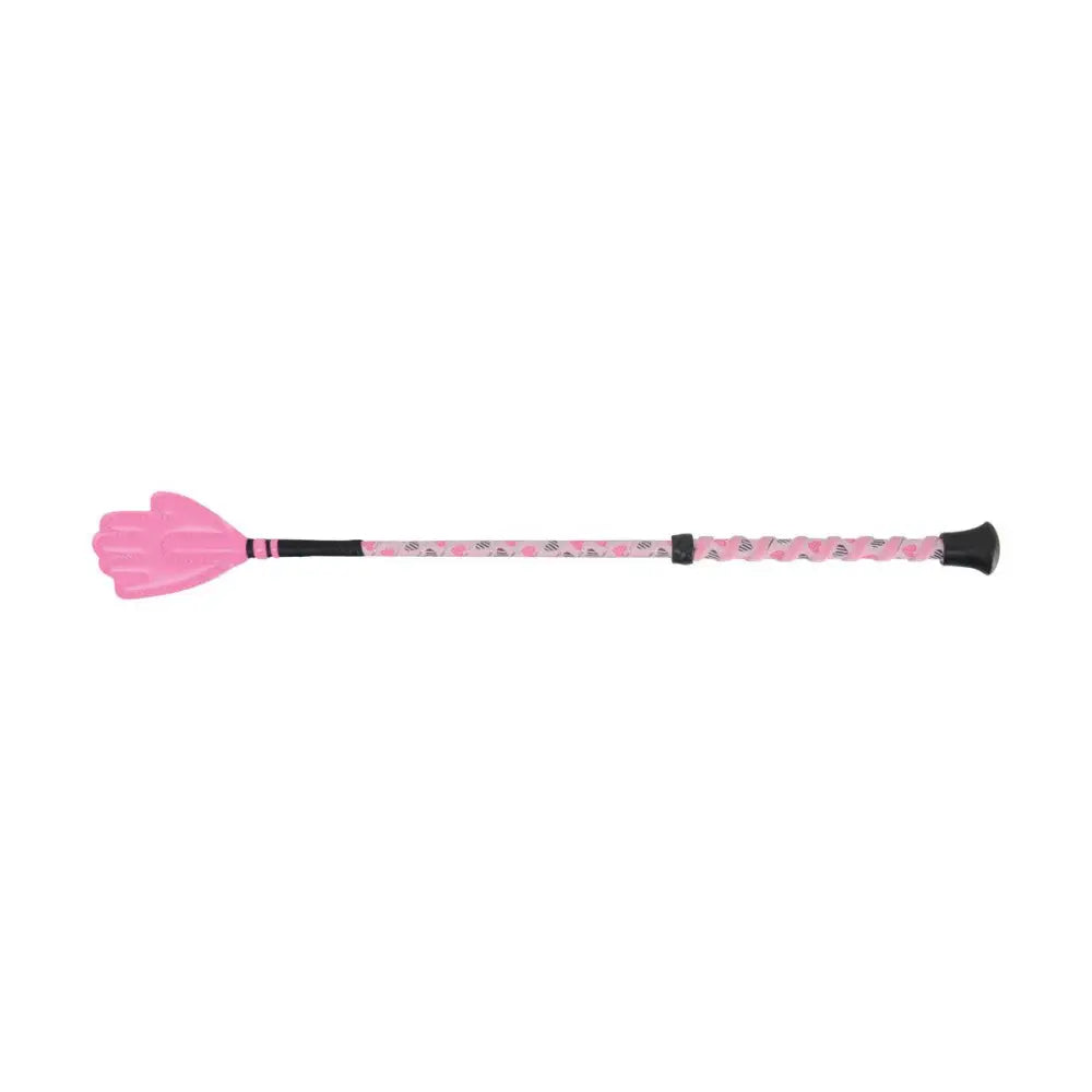 HY Equestrian Lola Love Heart Riding Whip Baby Pink Riding Crops & Whips Barnstaple Equestrian Supplies