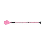 HY Equestrian Lola Love Heart Riding Whip Baby Pink Riding Crops & Whips Barnstaple Equestrian Supplies