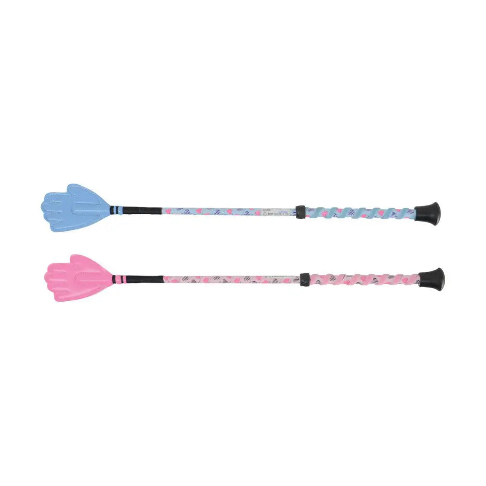 HY Equestrian Lola Love Heart Riding Whip Baby Blue Riding Crops & Whips Barnstaple Equestrian Supplies