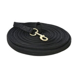 Hy Equestrian Lunge Line with Circle Size Markers Black One Size Lunge Lines Barnstaple Equestrian Supplies