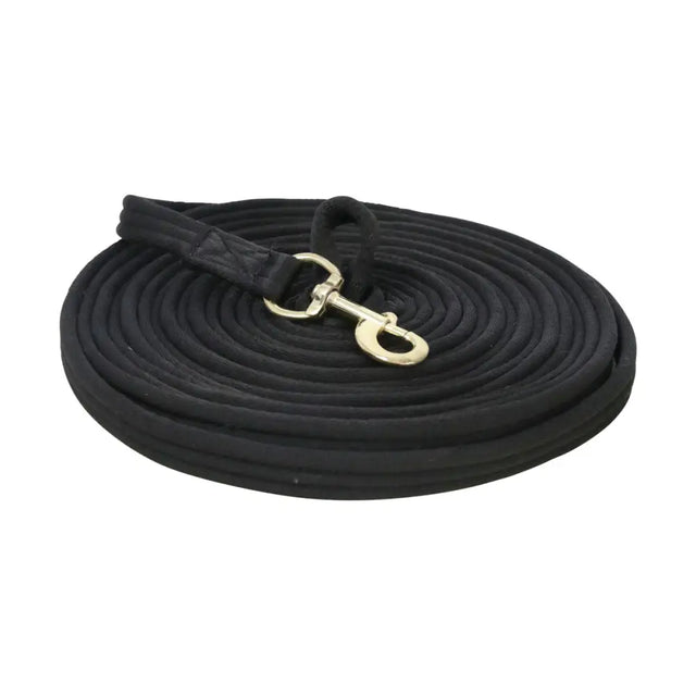 Hy Equestrian Lunge Line with Circle Size Markers Black One Size Lunge Lines Barnstaple Equestrian Supplies