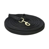 Hy Equestrian Lunge Line with Circle Size Markers Black One Size Lunge Lines