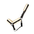 Hy Equestrian Luxury Faux Fur Head Collar Black Pony Headcollars
