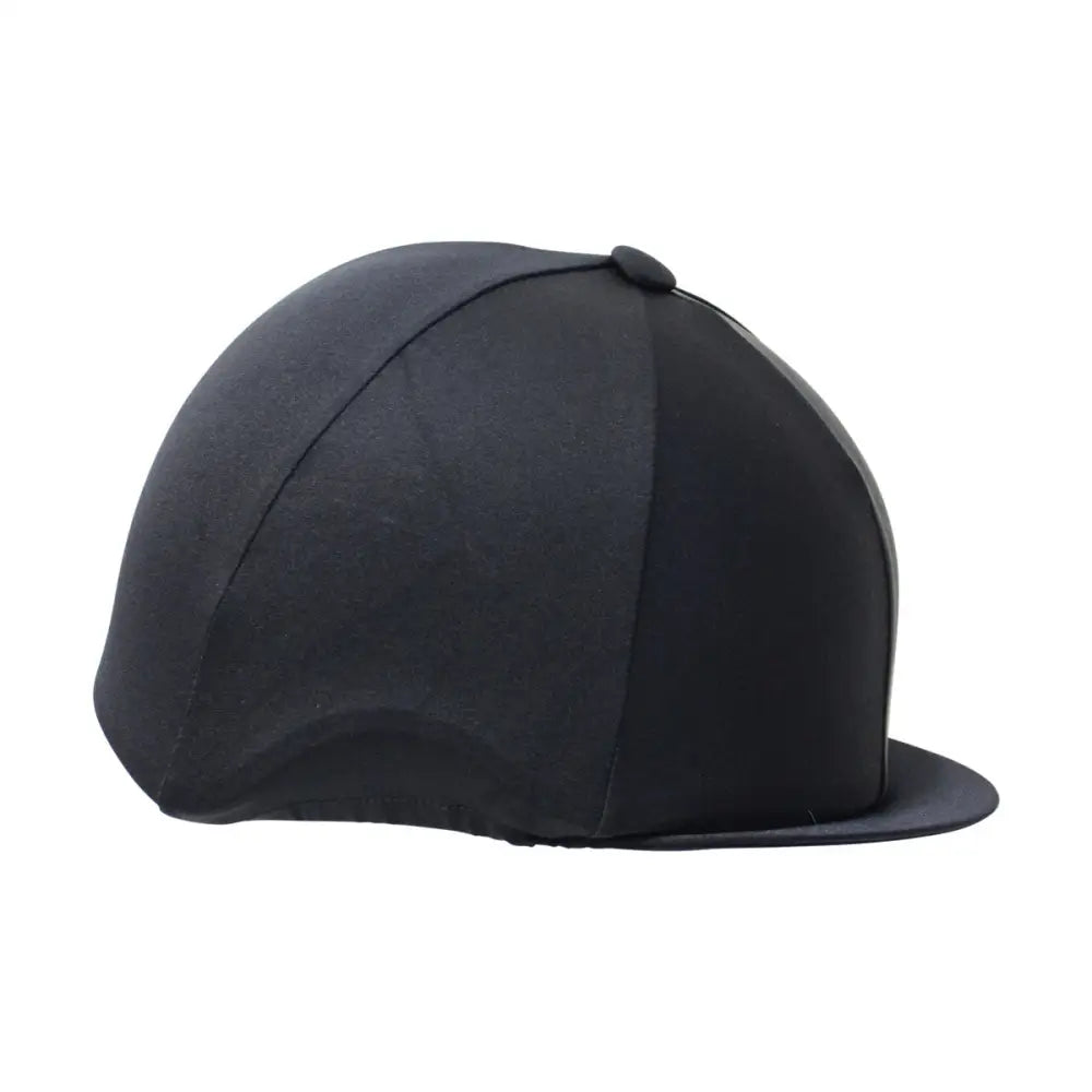 Hy Equestrian Lycra Hat Cover Black One Size Hat Silks Barnstaple Equestrian Supplies