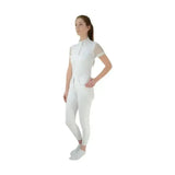Hy Equestrian Lydia Lace Show Shirt White Medium Show Shirts