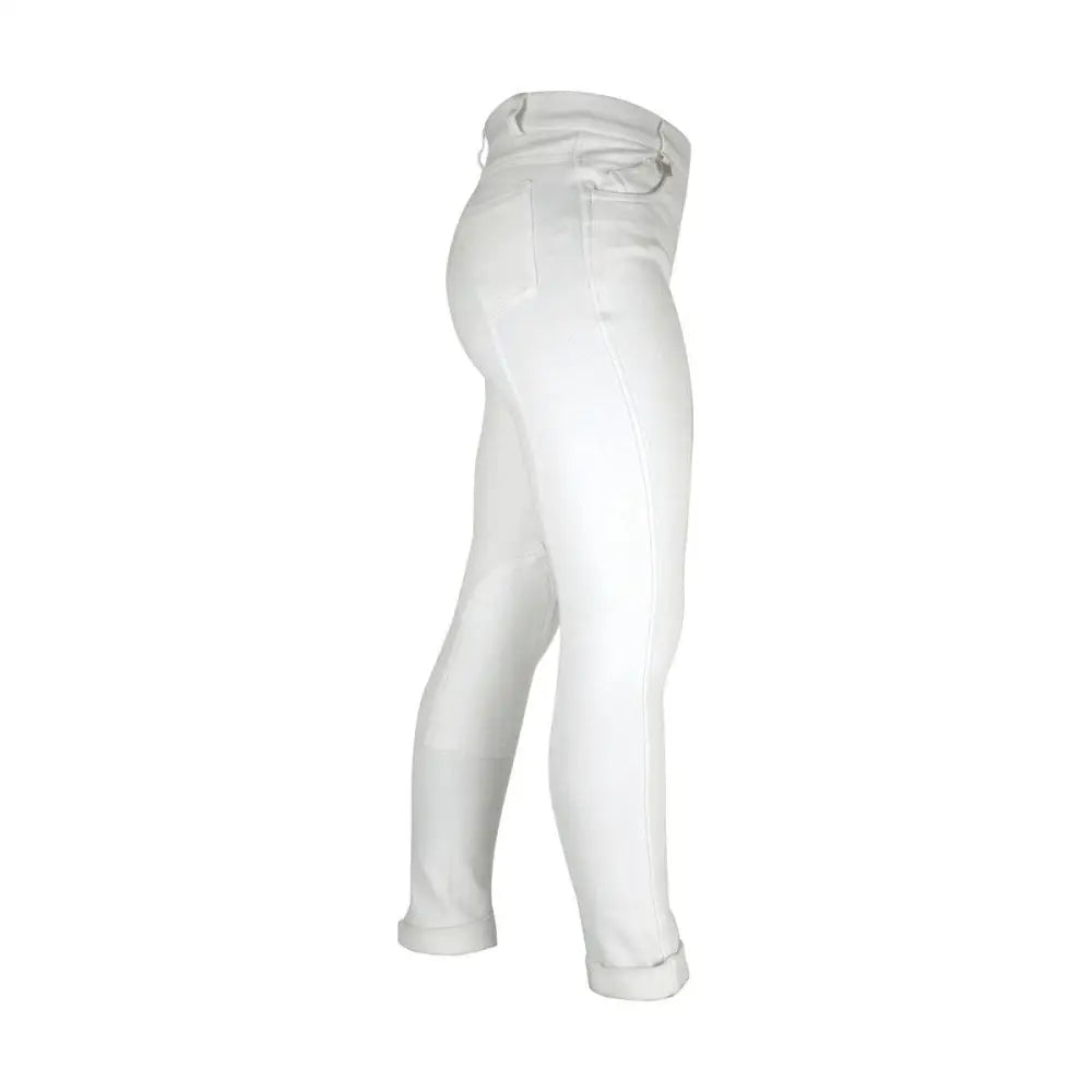 Hy Equestrian Melton Childrens Jodhpurs White 20" Jodhpurs Barnstaple Equestrian Supplies