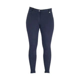 Navy blue hy equestrian melton ladies jodhpurs with sleek, form-fitting design and subtle stitching for classic jodhpur style