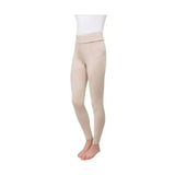 Hy Equestrian Melton Ladies Riding Tights Beige X Small Riding Tights