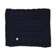 Hy Equestrian Meribel Cable Knit Snood Navy Headwear & Neckwear