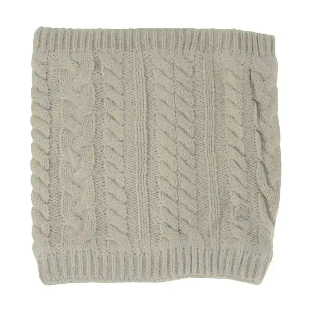 Hy Equestrian Meribel Cable Knit Snood Oatmeal Headwear & Neckwear