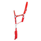 Hy Equestrian Merry Christmas Head Collar & Lead Rope Pony Headcollar Sets