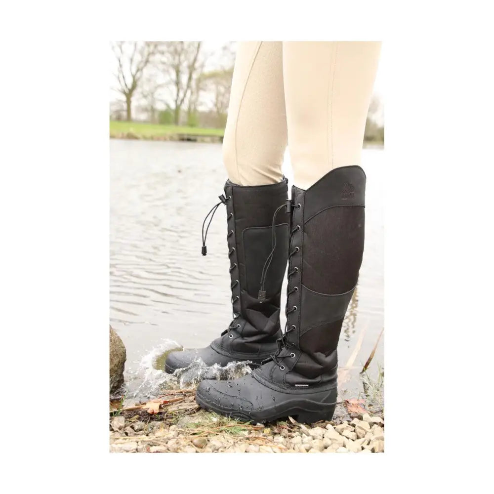 Hy Equestrian Mont Maudit Winter Boots Black/Grey 36 Yard Boots