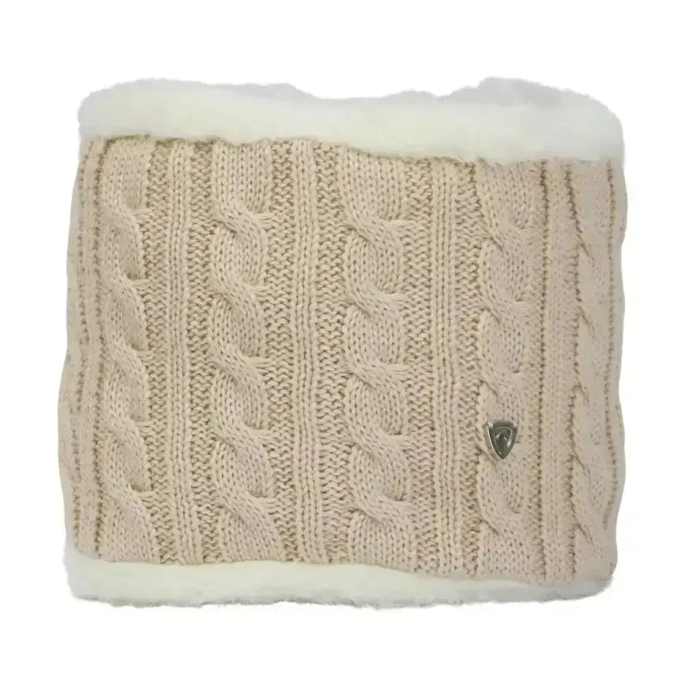 Hy Equestrian Morzine Children's Snood Beige Headwear & Neckwear