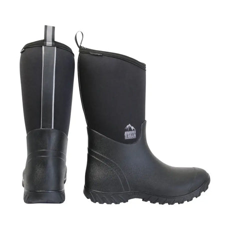 Hy Equestrian Mud Boots Black 36 Short Yard Boots Barnstaple Equestrian Supplies