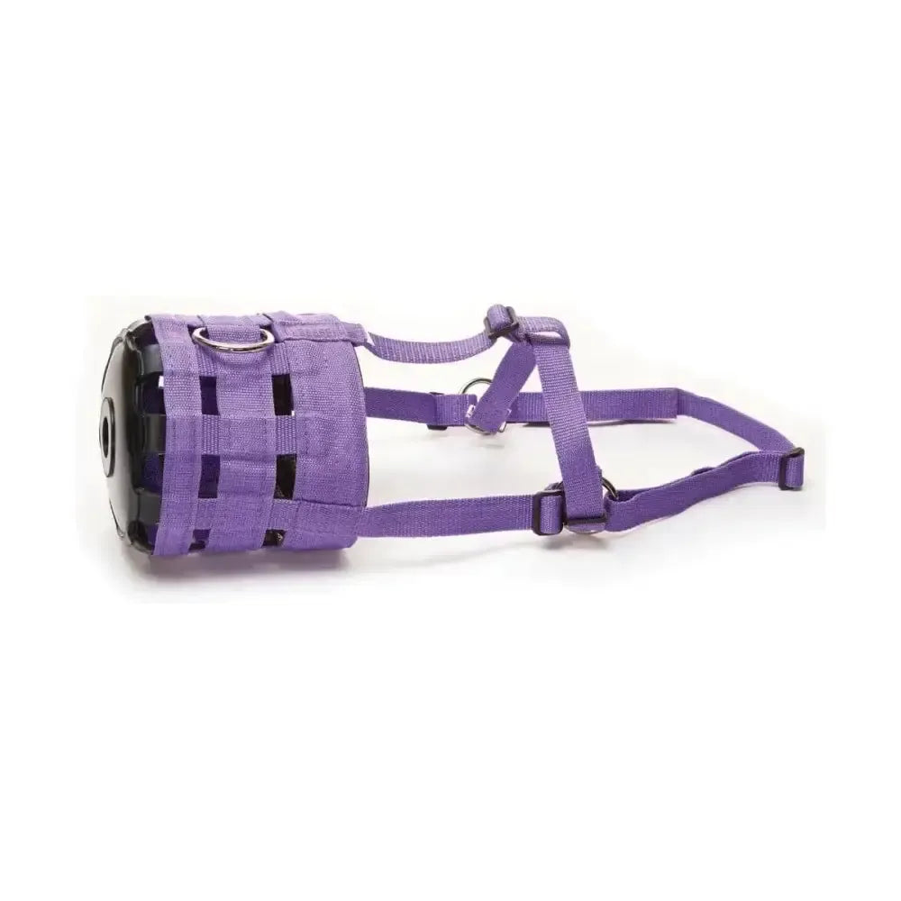 Hy Equestrian Muzzle Purple X Small Pony Grazing Muzzle