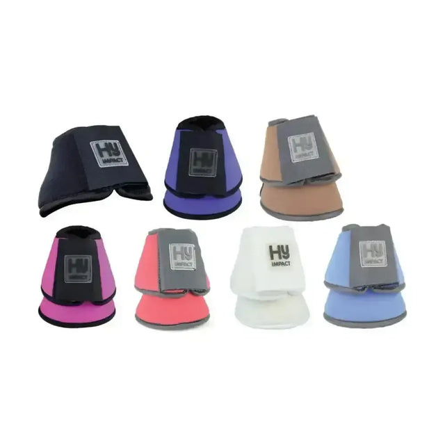 Hy Equestrian Neoprene Over Reach Boots Small White Over Reach Boots
