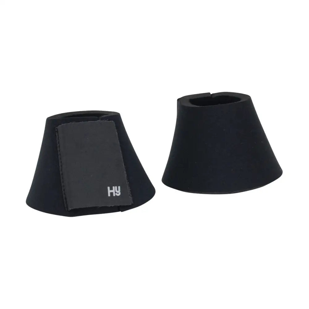 Hy Equestrian Neoprene Protect Over Reach Boots Black Small Over Reach Boots Barnstaple Equestrian Supplies