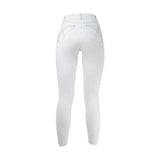 White hy equestrian olympian ladies breeches with sleek fit and subtle stitching perfect stylish breeches for riding
