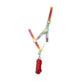 Hy Equestrian Ombre Head Collar & Lead Rope Rainbow Cob Headcollar Sets