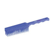 Blue plastic horse brush with textured grip and bristles for tangle free mane by HY Equestrian Perfect Tails