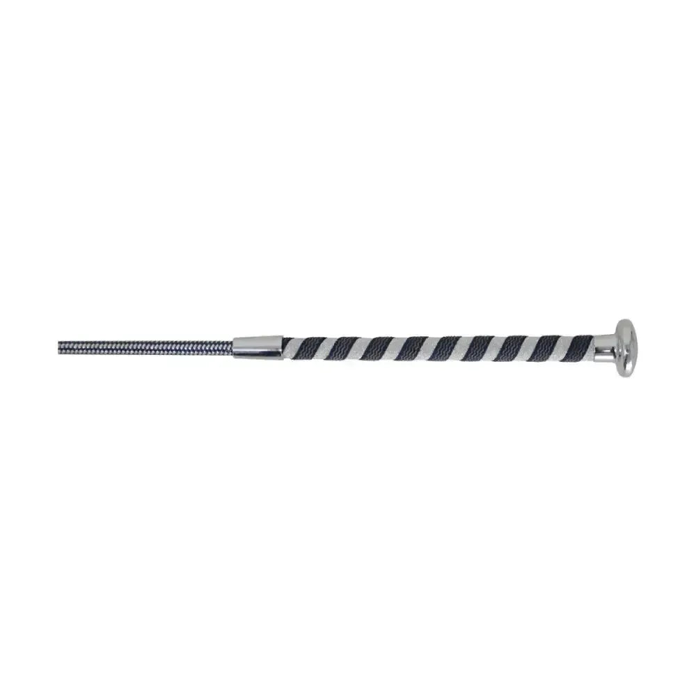 Hy Equestrian Pirouette Schooling Whip Silver Glitter/Navy Schooling Whips