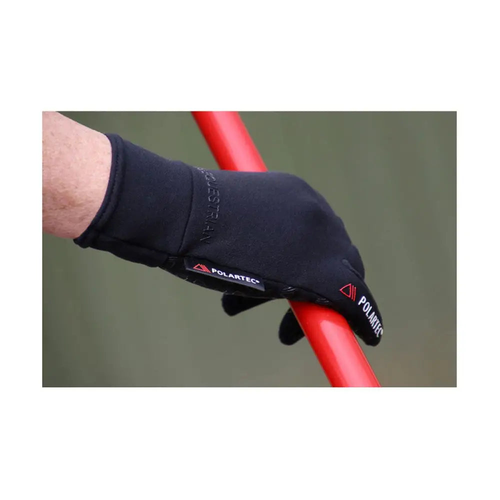 Hy Equestrian Polartec Glacial Riding and General Glove Black Child X Small Riding Gloves Barnstaple Equestrian Supplies