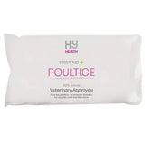 White rectangular package of hy health equestrian poultice dressing 100 percent natural veterinary approved wound care