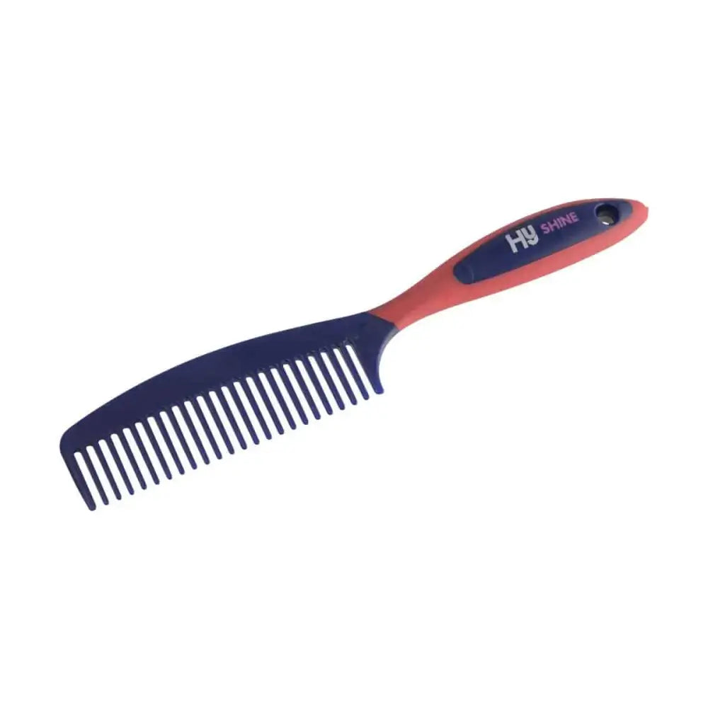 Hy Equestrian Pro Groom Comb Navy / Red Mane & Tail Combs Barnstaple Equestrian Supplies