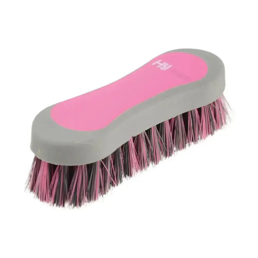 Hy Equestrian Pro Groom Face Brush Blue/Light Blue Face Brushes