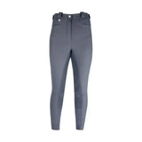 Gray hy equestrian pro ladies breeches with sleek fit and reinforced stitching perfect for competitive rider use