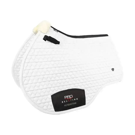 Hy Equestrian Pro Reaction Close Contact Saddle Pad White Full Saddle Pads