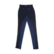 HY Equestrian Raised Polka Dot Children's Jodhpurs Navy/Sea Blue 18" Jodhpurs