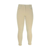 HY Equestrian Raised Polka Dot Ladies Jodhpurs Beige 24" Jodhpurs Barnstaple Equestrian Supplies