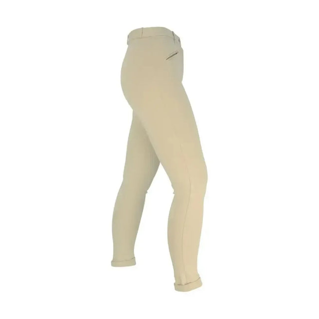 HY Equestrian Raised Polka Dot Ladies Jodhpurs Beige 24" Jodhpurs