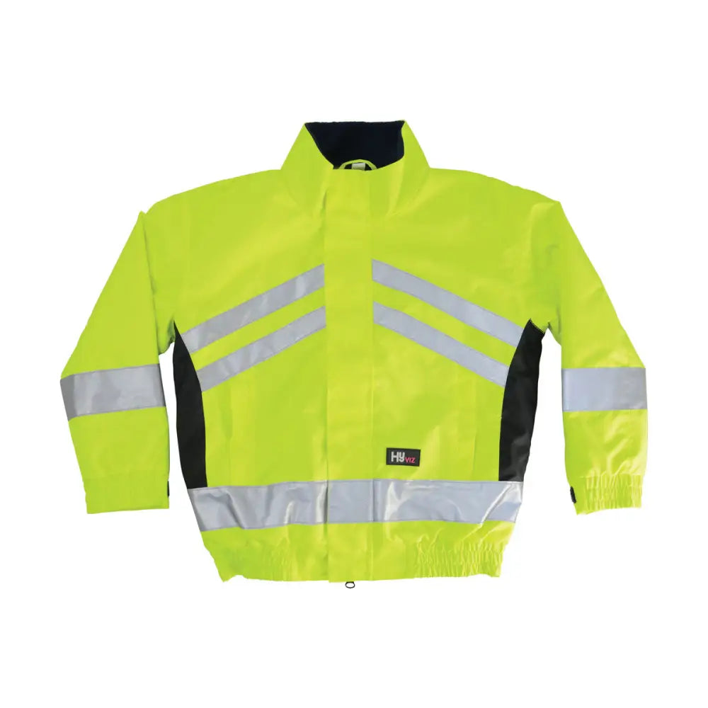 HY Equestrian Reflective Waterproof Children's Blouson by Hy Equestrian Yellow 4-6 Years Hi-Vis Barnstaple Equestrian Supplies