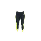Black helly hansen reflector ladies breeches with neon yellow side panels stylish pull-on hyviz leggings for riding