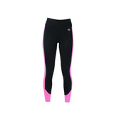 Black and pink reflector ladies breeches with sleek form-fitting design perfect for stylish pull-on hyviz wear