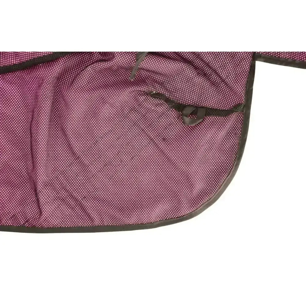 Purple mesh horse blanket with black trim hy equestrian reflector mesh exercise lightweight sheet