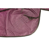 Purple mesh horse blanket with black trim hy equestrian reflector mesh exercise lightweight sheet