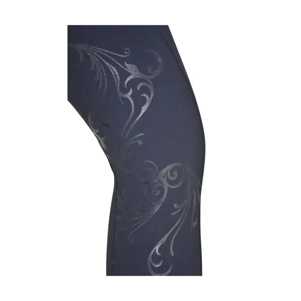 HY Equestrian Regatta Ladies Breeches Navy 26" Breeches