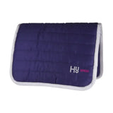 Hy Equestrian Reversible Comfort Pad Navy/Grey Trim One Size Saddle Pads