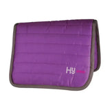 Hy Equestrian Reversible Comfort Pad Purple/Darkgrey Trim One Size Saddle Pads
