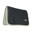 Hy Equestrian Reversible Two Colour Saddle Pad Black/Grey Saddle Pads Barnstaple Equestrian Supplies